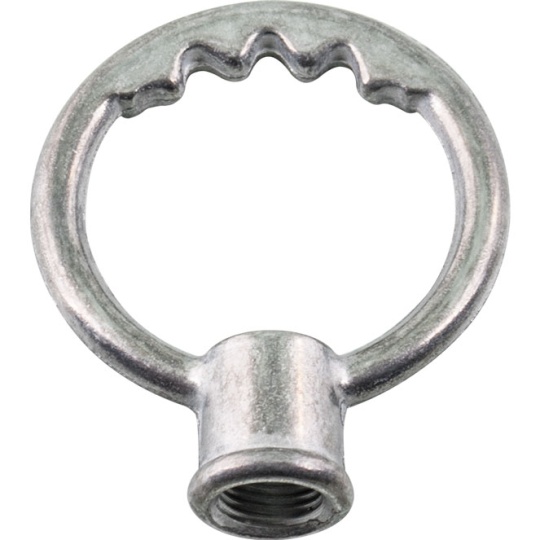 Gancho D. 4,3cm, de zamak (en bruto)