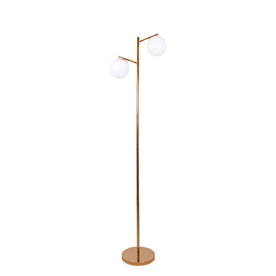 Candeeiro de pé AIMEE 2xE27 Alt.170xD.42cm dourado