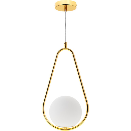 Suspensão AIMEE 1xE27 Alt.Reg.xD.21,5cm Dourado