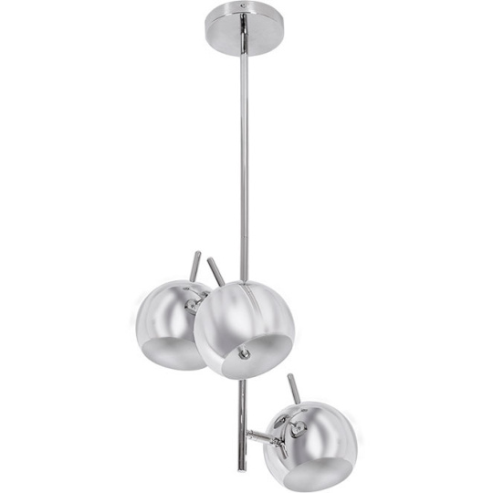 Pendant Light ADALGISA 3xE27 H.82xD.40cm Chrome