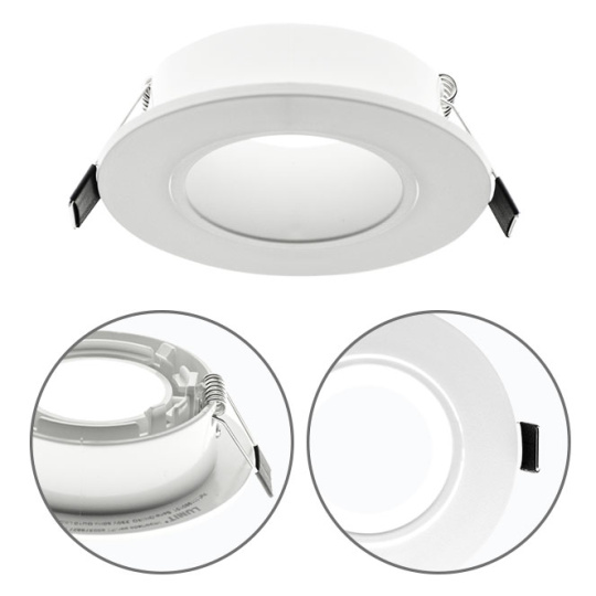 Frame for Downlight ONIRO round H.2,9xD.9cm Polycarbonate (PC) White