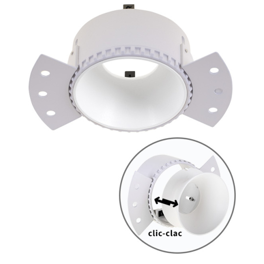 Frame for Downlight HATOR round L.14xW.8,4xH.5,2cm White