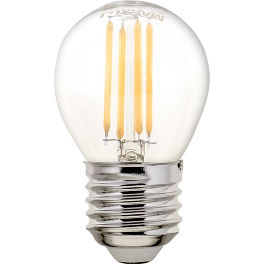 Bombilla E27 (grueso) Esférica CLASSIC LED 6.5W 2700K 806lm Transparente-A++