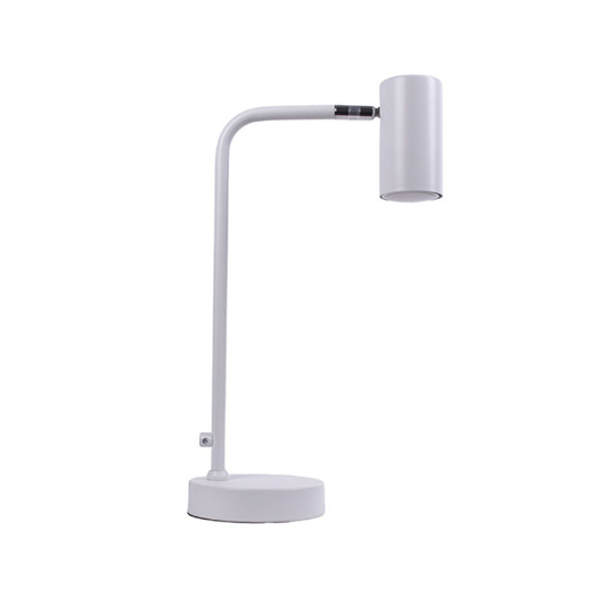 Candeeiro de mesa LUCAS 1xGU10 Alt.38xD.23cm Branco