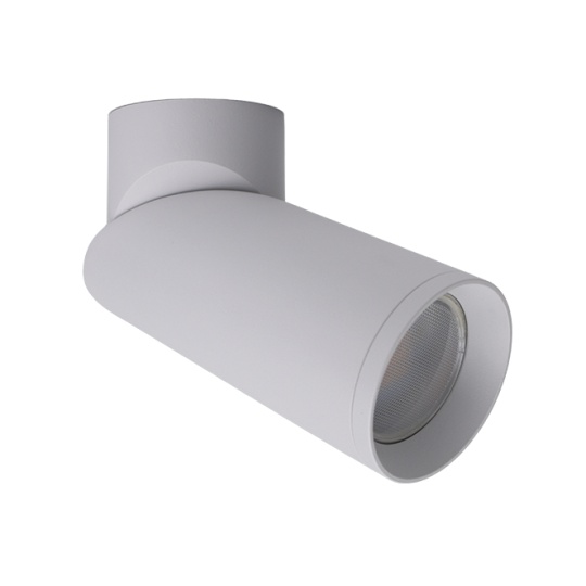 Foco orientável ONOFRE 1xGU10 Alt.15,5xD.6cm branco