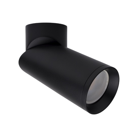 Foco orientável ONOFRE 1xGU10 Alt.15,5xD.6cm preto