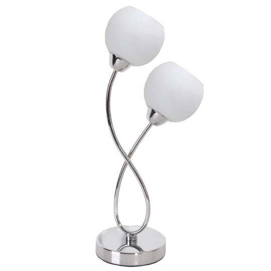 Table Lamp UMBRIA 1xE14 H.48,2xD.22,8cm Chrome