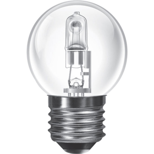 Bombilla E27 (grueso) Esférica ENERGY SAVER Regulable 18W 3000K 200lm -C