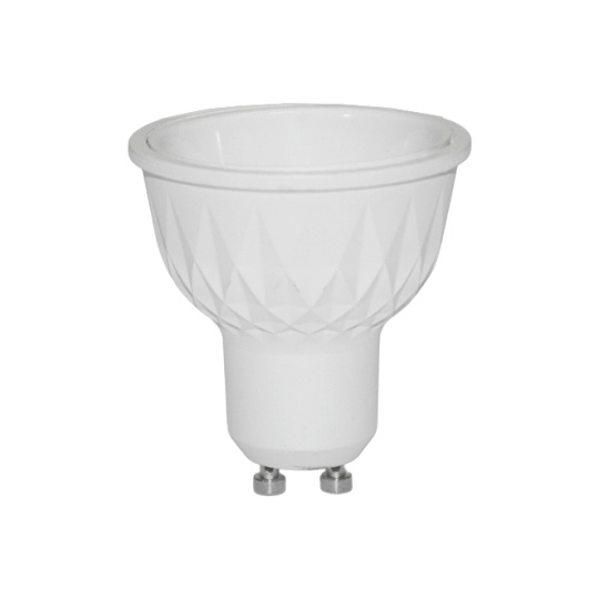 Bombilla GU10 DURAMAX LED 4W 2700K 450lm 400cd 24° Blanca