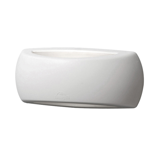 Wall Lamp FRANCY 1xE27 IP66 L.30xW.9xH.13cm white resin