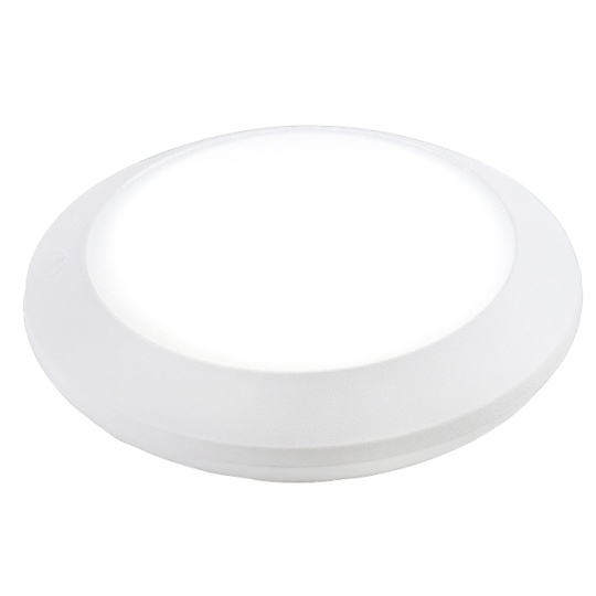 Plafond BERTA 1xGX53 15W/9W botão CCT (2cores) Alt.8xD.27,5cm resina branca