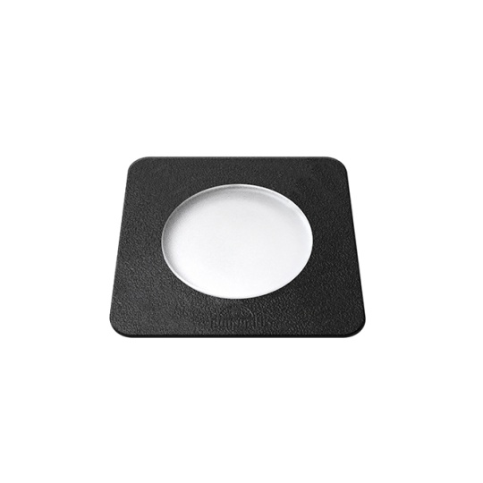 Aplique/Foco empotrable CECI cuadrado 1xGU10 4,8W pulsador 2CCT IP66 L.9,2xAn.9,2xAl.12,7cm negro