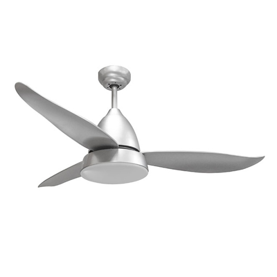 Ceiling fan DC MARINO silver, 3 blades, 16W LED 4000K, H.45xD.122cm