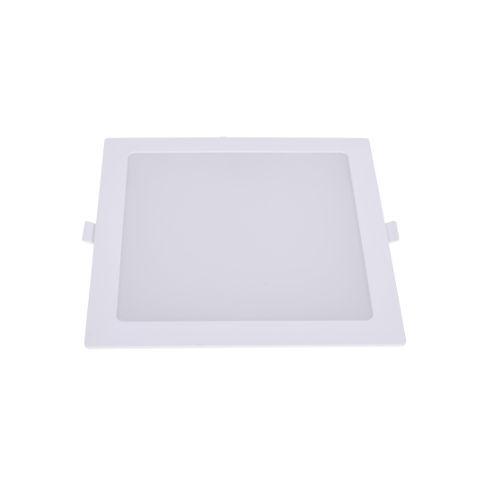 Foco de encastrar INTEGO 2.0 PC quadrado 12W LED CCT 1200lm 120° C.17,5xL.17,5xAlt.2,5cm branco