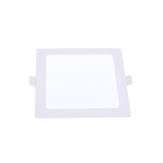 Foco de encastrar INTEGO 2.0 PC quadrado 6W LED 600lm 6400K 120° C.12,5xL.12,5xAlt.2,5cm Branco