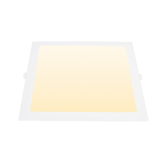 Downlight INTEGO 2.0 PC square 18W LED 1850lm 3000K 120° L.22,5xW.22,5xH.2,5cm White