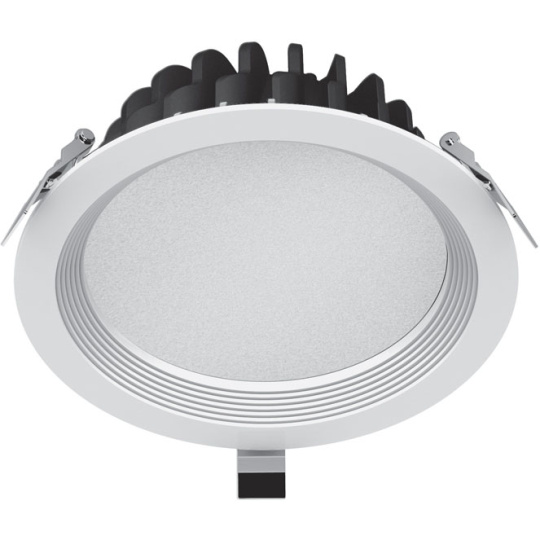 Downlight Empotrable INTEGO PRO redondo 1x23W LED 1300lm 6400K 120° Al.0,3xD.20cm Blanco