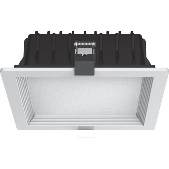 Downlight Empotrable INTEGO PRO cuadrado 1x26W LED 1490lm 6400K 120° L.18xAn.18xAl.0,5cm Blanco