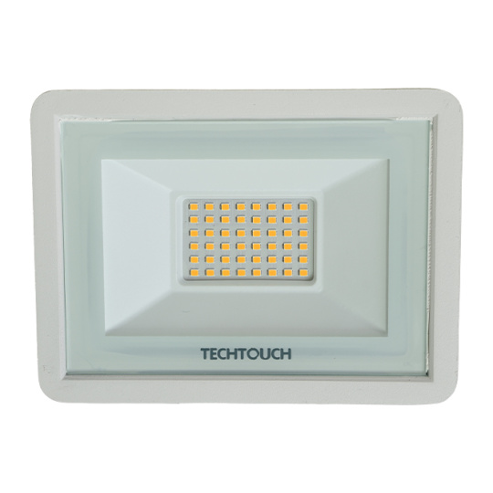 Floodlight X2 SUPERVISION IP65 1x30W LED 3000lm 2700K 120°L.16xW.2.8xH.12cm White