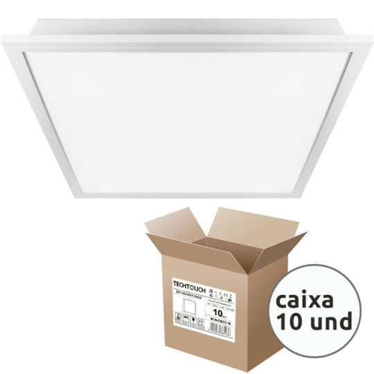 Panel Empotrable B2 60x60 1x40W LED 4300lm 6400K 120° L.60xAn.60xAl.4cm Blanco Pack 10