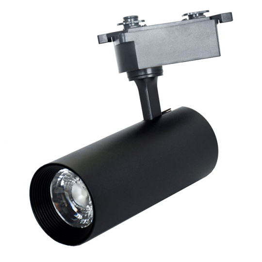 Foco para Carriles LINE PRO X2 (2 hilos) 35W LED 3300lm 4000K 36° L.9xAn.7,7xAl.25cm Aluminio Negro