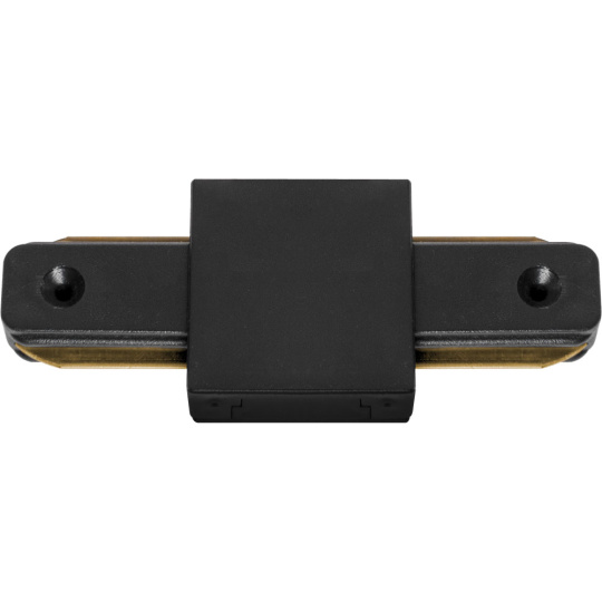 Conector en forma de "I" para carril LINE PRO X2 (2 hilos) en aluminio color negro