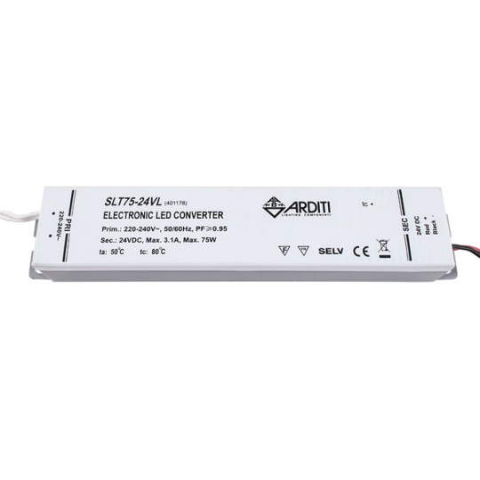 Constant voltage AC/DC 24V 75W, in plastic