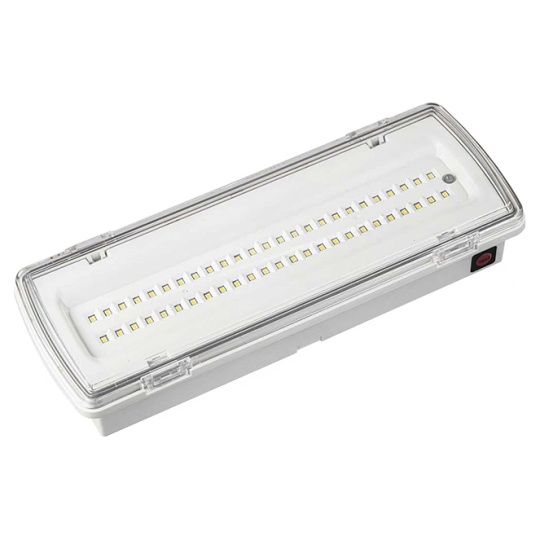 Emergency Light KALANI mixed IP65 1x4,8W LED 230lm 4000K L.27xW.10xH.5,4cm White