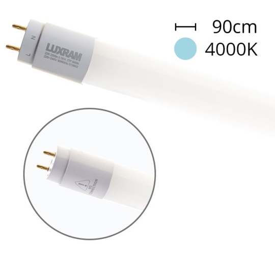 Lâmpada G13 T8 Tubular VALUE LED 90cm 14W 4000K 1400lm 270º