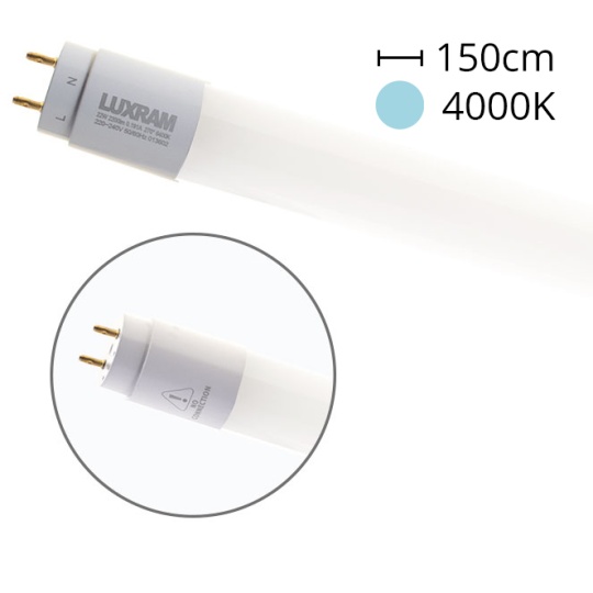 Light Bulb G13 T8 Tubular VALUE LED 150cm 22W 4000K 2300lm 270º