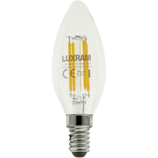 Lâmpada E14 (fino) Vela VALUE CLASSIC LED 3.8W 2700K 400lm -A++