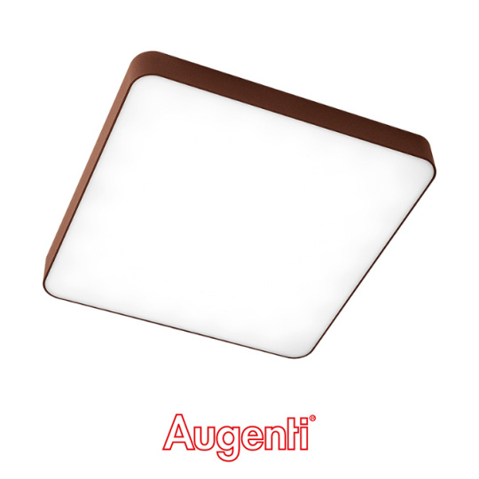 Wall Lamp ALTAIR square IP65 1x16W LED 1900lm 3000K L.28xW.28xH.3,5cm Rust