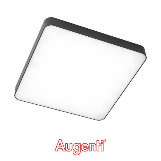 Wall Lamp ALTAIR square IP65 1x16W LED 1900lm 3000K L.28xW.28xH.3,5cm Anthracite
