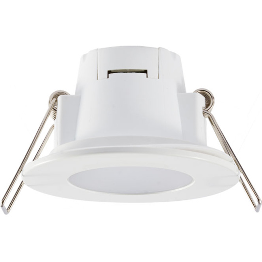 Downlight XELIM round IP65 1x5W LED 350lm 6500K 120° H.0,2xD.8,2cm White