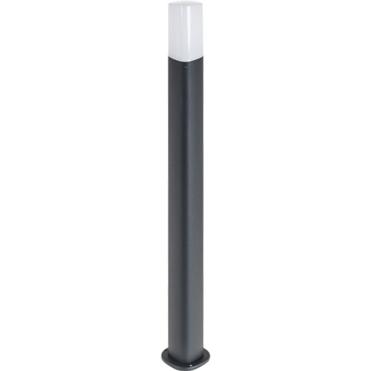 Pillar COURA IP44 1xE27 L.7xW.7xH.80cm Aluminum + Polycarbonate Anthracite