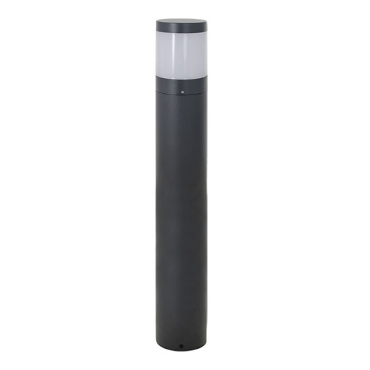 Pillar BUGIO medium IP54 1x7W LED 340lm 6500K H.65xD.10cm Aluminium+PC Anthracite