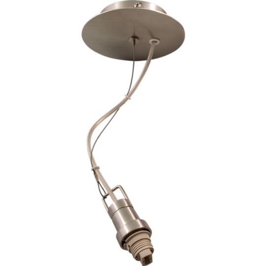 Pendant Light SUSP with steel wire 1xG9 H.Reg.xD.12cm Satin Nickel