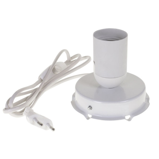 Base for Table Lamp CANARIA 1xE27 H.9xD.9cm White