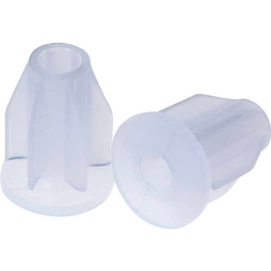 Plastic adapter for bottles