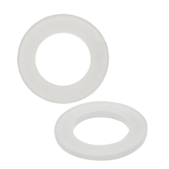 Arandela blanca en goma 0,1xD.1,6cm