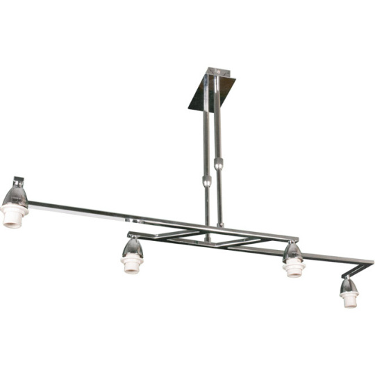 Frame for Ceiling Lamp DUBAI 4xE14 L.82xW.30xH.Reg.cm Chrome