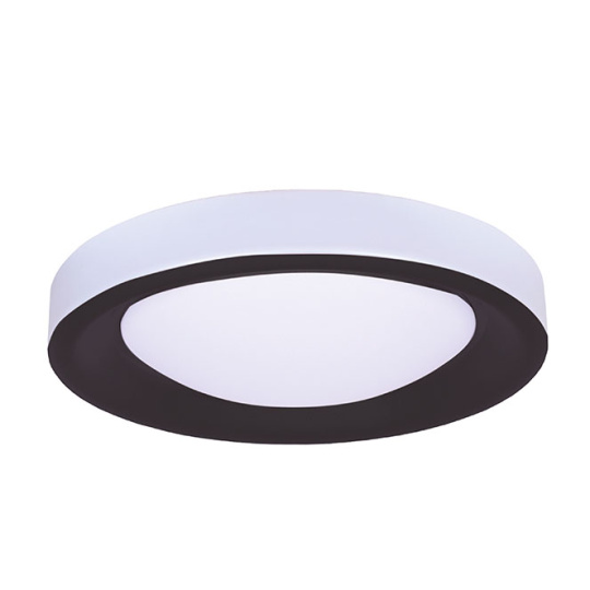 Plafond TITAN D.50cm 72W LED dimmable 3000-4000-6000K Black