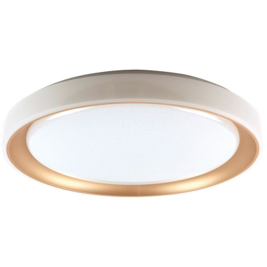 Plafond KIGALI 72W LED 3000-4000-6000K branco/dourado