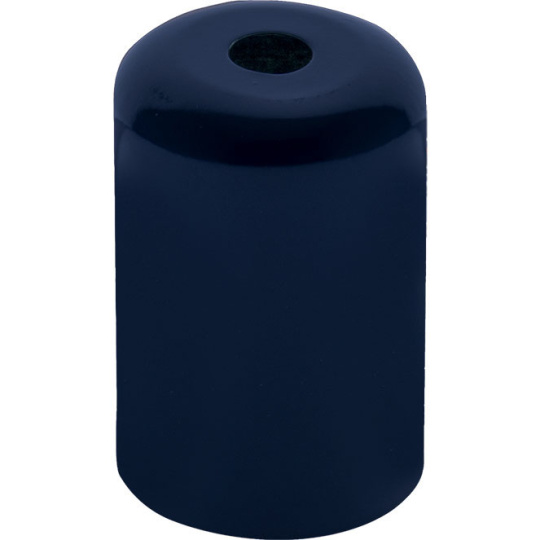 E27 cover for lampholder metal blue