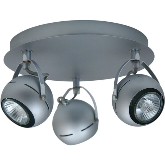 Plafond ARTUR 3xGU10 H.14xD.27cm Grey
