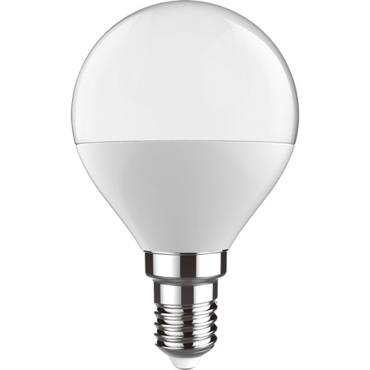 Bombilla E14 (fino) Esférica EVOLUTIONLED 5W 6400K 450lm Blanca-A+