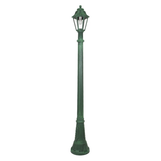 Pillar ANNA 1xE27 8,5W CCT (3colors) switch IP55 H.182xD.24,5cm green resin