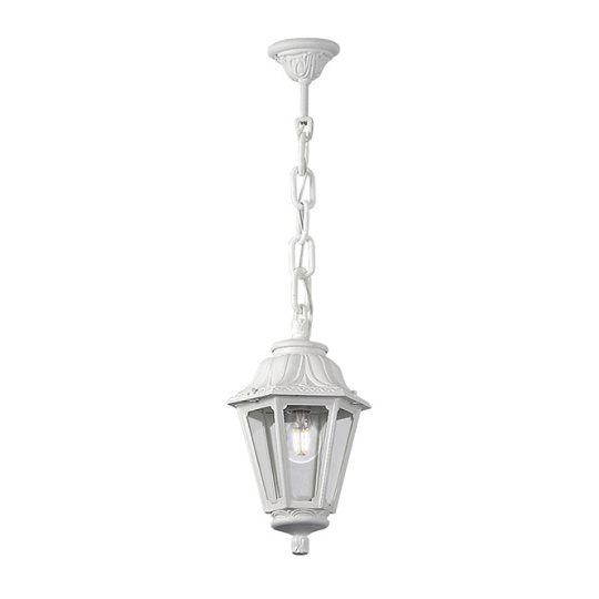 Pendant light ANNA 1xE27 IP55 H.80xD.22cm white resin