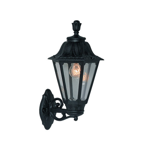 Wall Lamp RUT 1xE27 IP55 L.26xW.31,5xH.50cm black resin