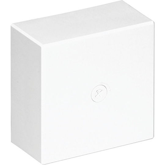 Caja de Derivación CALHA10 80x80x30 para montaje de canales IP44 IK07 en blanco